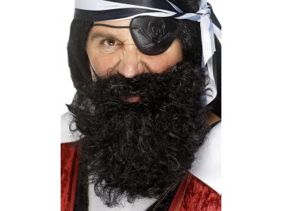 Barba neagra de pirat deluxe