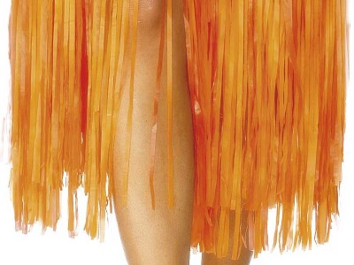 Fusta Hula Hawaii portocalie